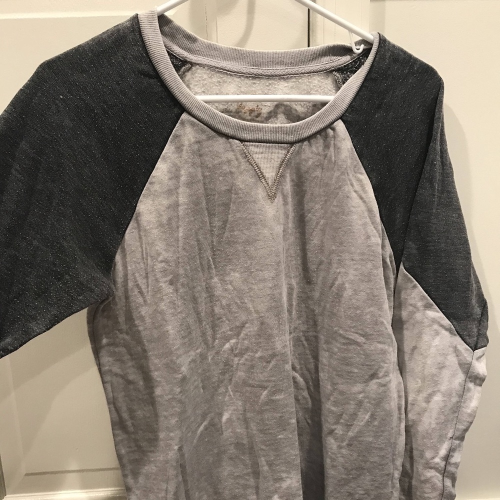 Altar'd State Multi-colored Grey Crewneck